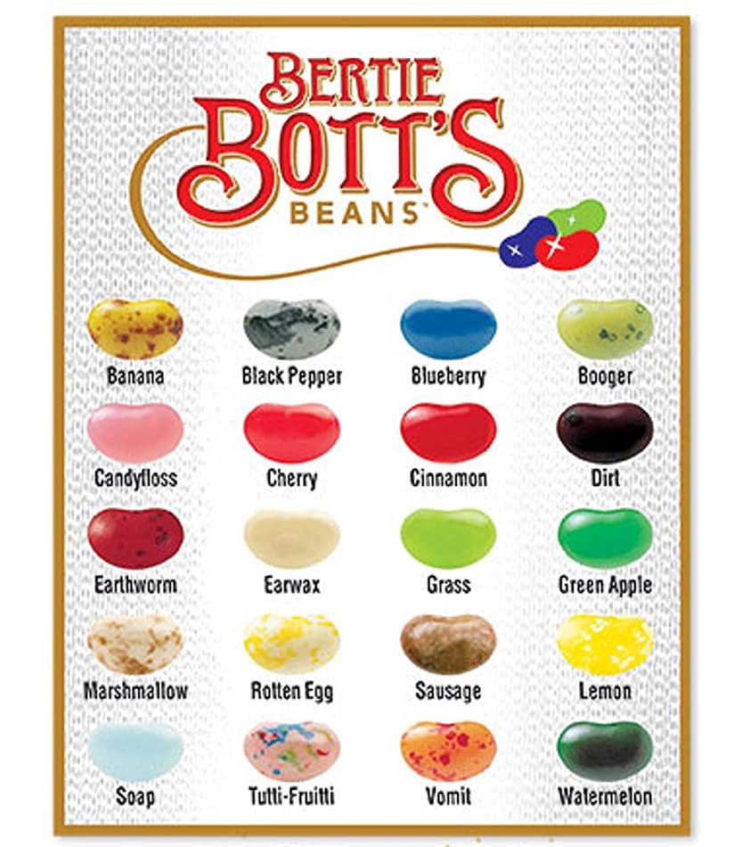 Caja de grageas extraños harry potter bertie botts beans 34 gr – Doll Ink