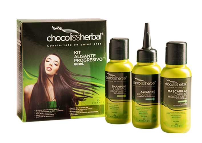 Kit alisante progresivo sin formol chocoliss herbal Doll Ink