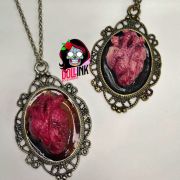 Collar camafeo real heart