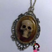 Collar camafeo skull