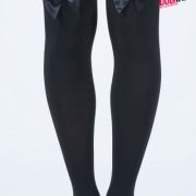 Media pantalon black bow