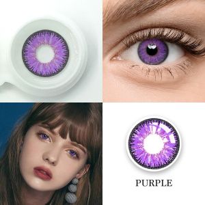 Lentes de contacto para halloween morado