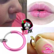 Simulador de piercing aro de presion