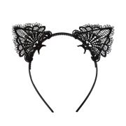 DIADEMA LACE CAT EARS