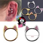 Joya de piercing cat ears shine