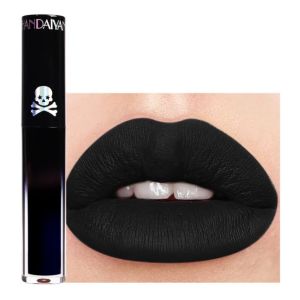 Labial matte liquido negro skull