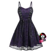 Vestido skulls net